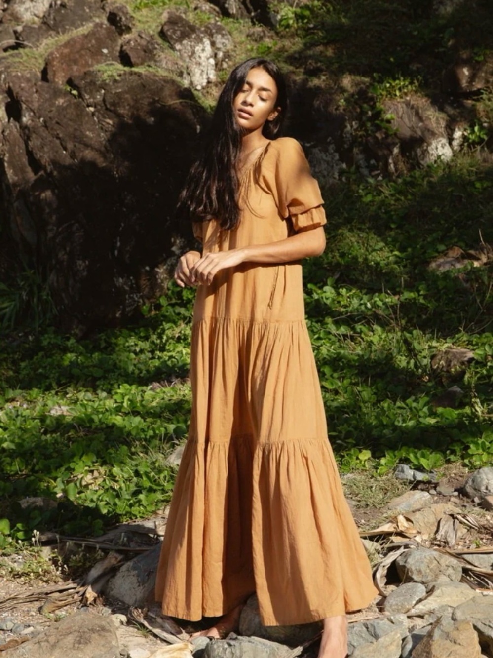 Daughters of India SAHANA GOWN ~ DESERT